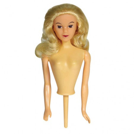 Buste poupée blonde