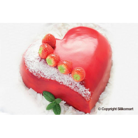 Moule ne silicone pour gâteau "Cœur d'amour"