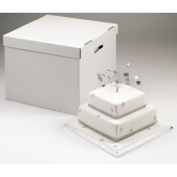Boite à gâteau carrée pour Wedding Cake