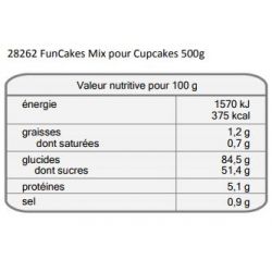 Mélange pour cupcakes - 500 g