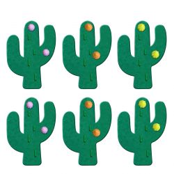 6 décors en sucre "Cactus"