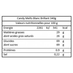 Candy Melts extra blanc - 340 g