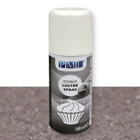 Spray comestible argent - 100 ml
