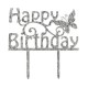Topper pour gâteau "Happy Birthday printanier"