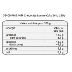 Glaçage drip cake "Chocolat au lait" - 150 g