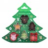 Kit de 6 mini emporte-pièces décorations de Noël