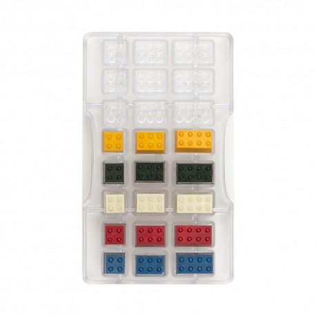 Moule à chocolats façon Lego © - 24 cavités