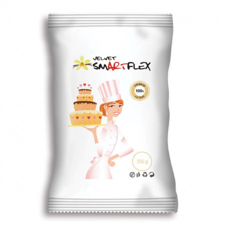 Pâte à sucre Smartflex 250 g - Velours Vanille
