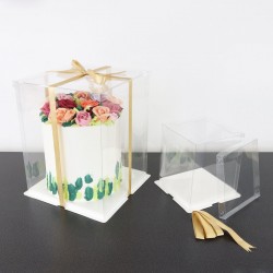Boîte à gâteaux transparente - Différentes tailles