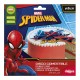 Disque de pâte à sucre gâteau Spiderman 16cm