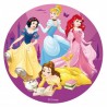 Disque azyme "Princesses Disney" sans sucre - 16 cm