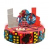 Kit de décoration pour gâteaux d'anniversaire "Spiderman" 
