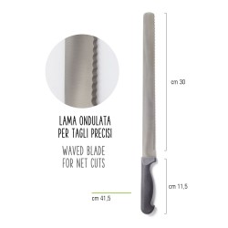Couteau dentelé - 30 cm