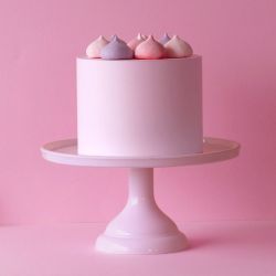 Petit présentoir à gâteaux rose - 23.2 cm