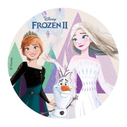 Disque azyme "Elsa et Anna - La Reine des Neiges 2" - 20 cm