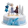 Kit de décoration gâteaux d'anniversaire "La Reine des Neiges" 