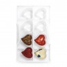 Moule à chocolats "cœurs" 8 cavités