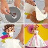 Moule à gâteaux "Robe de Princesse" - différentes tailles