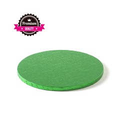 Cake drum rond vert foncé épaisseur 1.2 cm - Différentes tailles
