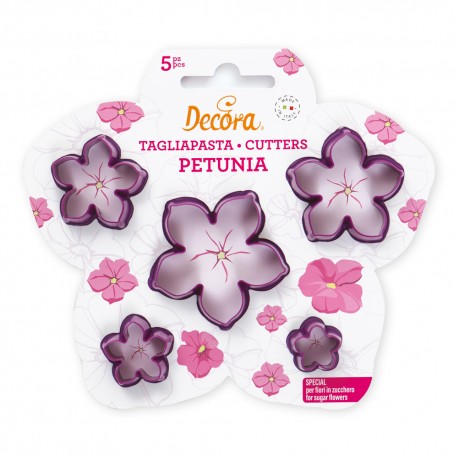 5 emporte-pièces à biscuits "Petunia"