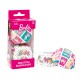36 caissettes à cupcakes standard colorées "Barbie"