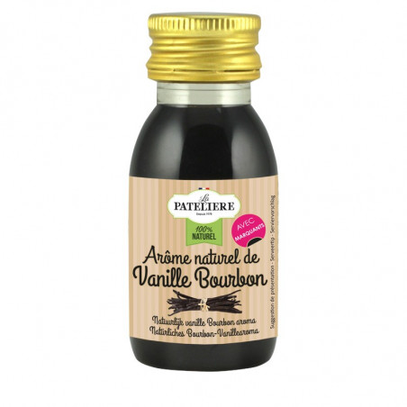 Arôme naturel de vanille Bourbon avec grains de vanille - 60 ml