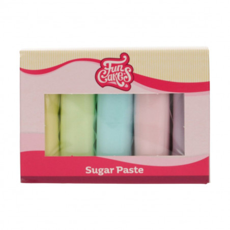 Pack de 5 pâtes à sucre - "Pastel"
