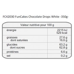 Petites pépites de chocolat blanc (350 g)