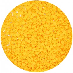 Décors en sucre mini étoiles jaunes 