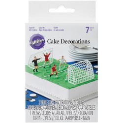 Décorations "football" pour gâteau