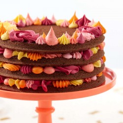 Set de 4 moules à gâteaux pour layer cake "Rond" - 20,3 cm