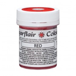 Colorant alimentaire pour chocolat couleur "rouge" - 35 g
