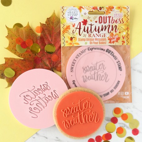 Outboss™ pour pâte à sucre "Sweater weather" - Sweet Stamp