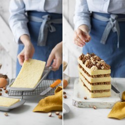 Set de 4 moules pour layer cake rectangulaire