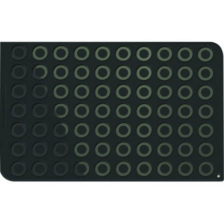 Tapis en silicone avec 70 cercles imprimés - 60 x 40 cm
