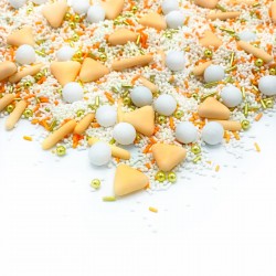 Assortiment de perles et vermicelles - Carrot cake