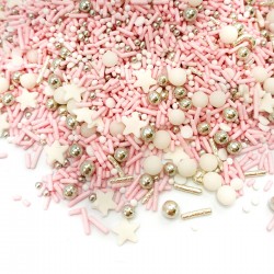 Assortiment de sprinkles - Princesse pastel