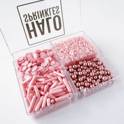 Assortiment de sprinkles - Pick'n'Mix Pink box 240 g