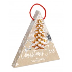 Kit d'emporte-pièces "flocons" pour sapin de Noël en biscuits