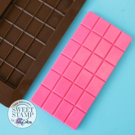 Moule silicone tablette de chocolat classiqueSweet Stamp