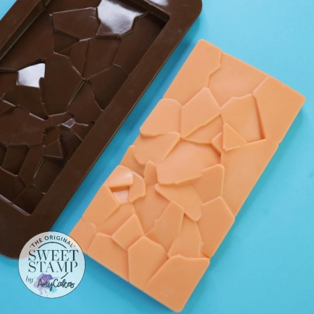 Moule silicone tablette de chocolat Eclats Sweet Stamp