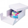 Boîte à gâteaux rectangulaire avec support - 35,5 x 25,4 cm