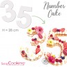 9 gabarits pour Number cake "chiffres"