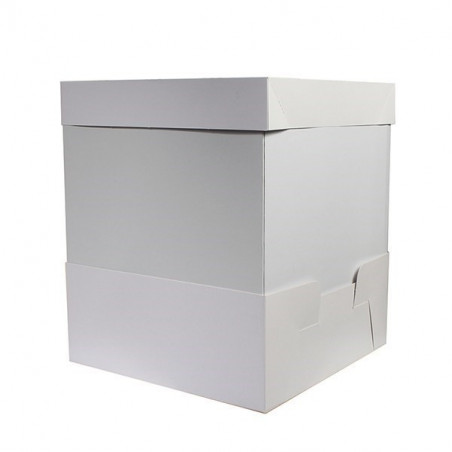 Extension pour boîtes à gâteaux blanche - 35,5 x 40,6 cm