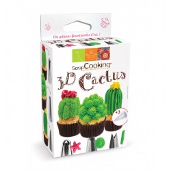 kit de douilles à pâtisserie 3D cactus