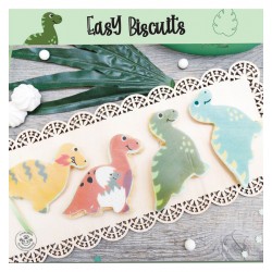 Kit pour biscuits décorés dinosaure "easy biscuits"