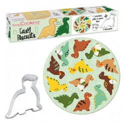 Kit pour biscuits décorés dinosaure "easy biscuits"