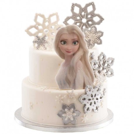 Feuille azyme "Elsa, la Reine des neiges" - 14,8 x 21 cm