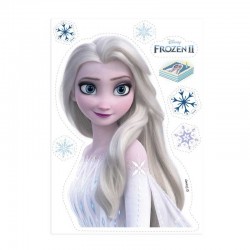 Feuille azyme "Elsa, la Reine des neiges" - 14,8 x 21 cm