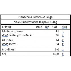 Ganache au chocolat Belge -